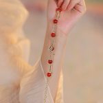 Buddha Stones Red Agate Fu Character Charm Self-acceptance Bracelet Bracelet BS 8