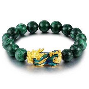 Buddhastoneshop FengShui PiXiu Jade Protection Bracelet