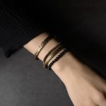 Buddha Stones Vintage Lava Rock Copper Support Bracelet Bracelet BS 2