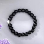 Buddha Stones 3pcs Natural White Turquoise Frosted Stone Bead Yin Yang Wealth Bracelet Bracelet BS 8