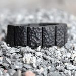 Buddha Stones Vintage Ebony Wood Texture Peace Couple Bracelet Bracelet BS 4