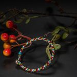 Buddha Stones Tibet Handmade Five Color Thread Protection Braid String Bracelet Bracelet BS 4