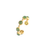 Buddha Stones Cyan Jade Healing Calm Adjustable Ring Rings BS 14