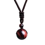 Buddhastoneshop Tibetan Tiger's Eye Protection Necklace