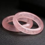 Buddha Stones  Natural Rose Quartz Love Caring Bracelet Bangle Bracelet Bangle BS main