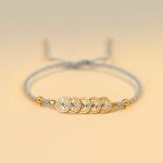 Buddha Stones Copper Coin Fortune Tree Luck Strength Braided Bracelet Bracelet BS Copper Coin Blue(Wrist Circumference 14-18cm)
