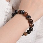 Buddha Stones Tibetan Sardonyx Happiness Positive Bracelet Bracelet BS 3