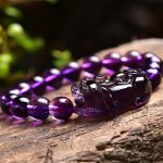 Buddha Stones Feng Shui Amethyst Fortune Wealth Bracelet Bracelet BS 7