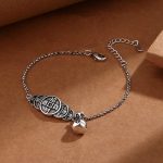 Buddha Stones Copper Coin Money Bag Wealth Bracelet Bracelet BS 3