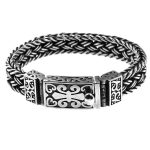 Buddha Stones Retro Vine Totem Pattern Braided Healing Chain Bracelet Bracelet BS 3