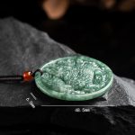 Buddha Stones Natural Jade Kirin Abundance String Necklace Pendant Necklaces & Pendants BS 8