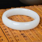 Buddha Stones Natural Golden Silk Jade Wealth Luck Bracelet Bangle Bracelet Bangle BS 9