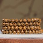 Buddha Stones 108 Mala Beads Bodhi Seed Red Agate Auspiciousness Bracelet Mala Bracelet BS 2