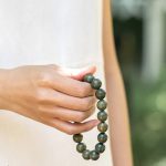 Buddha Stones Tibetan Green Sandalwood Soothing Cure Bracelet Bracelet BS 6