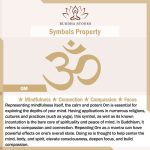 Buddha Stones Tibetan OM Symbol Mindfulness Cuff Bracelet Bangle Bracelet Bangle BS 7