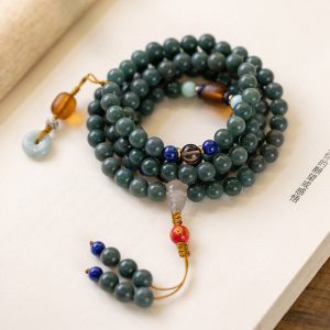 Buddha Stones 108 Beads Bodhi Seed Blessing Meditation Bracelet Mala Mala Bracelet BS main