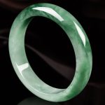 Buddha Stones Natural Jade Fortune Blessing Bangle Bracelet Bracelet BS 8