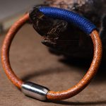 Buddha Stones Tibetan Leather Handmade Five Elements Luck Braid String Buckle Bracelet Bracelet BS 9