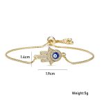 Buddha Stones Evil Eye Protection Courage Bracelet Bracelet BS 4