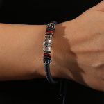 Buddha Stones Handmade 925 Sterling Silver Year Of The Dragon Auspicious Dragon Luck Rope Bracelet Bracelet BS 6