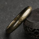 Buddha Stones Gold Sheen Obsidian Silver Sheen Obsidian Protection Bracelet Bangle Bracelet Cuff Bangle BS 1