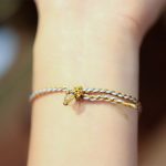 Buddha Stones 925 Sterling Silver Natural Jade Gourd Rutilated Quartz Fu Character Luck Braid Bracelet Bracelet BS 10
