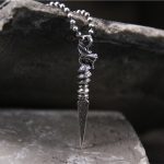 ❗❗❗A Flash Sale- Buddha Stones 925 Sterling Silver Year of the Dragon Design Dorje Vajra Protection Necklace Pendant Necklaces & Pendants BS 4