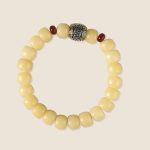 Buddha Stones Bodhi Seed Auspicious Cloud Fu Character Bead Peace Bracelet Bracelet BS 9