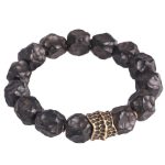 Buddha Stones Ebony Wood Copper Peace Balance Couple Bracelet Bracelet BS 8