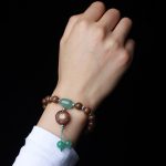 Buddha Stones Abelia Biflora Wood Happiness Protection Bracelet Bracelet BS 1