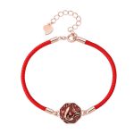 Buddha Stones 925 Sterling Silver Luck Koi Fish Color Change Wealth Handcrafted Braided Bracelet Bracelet BS 11