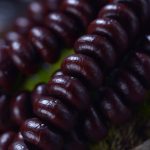 Buddha Stones Natural Tibet 108 Mala Beads Purple Bodhi Seed Wealth Bracelet Mala Bracelet BS 6