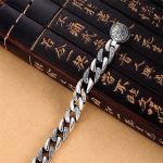 Buddha Stones Tibet Om Mani Padme Hum Double Dorje Vajra Creativity Bracelet Bracelet BS 2