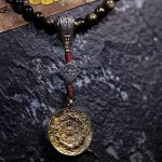 Buddha Stones 108 Mala Beads Gold Sheen Obsidian Tiger Eye Eagle's Eye Stone Wealth Bracelet Mala Bracelet BS 20
