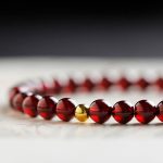 Buddha Stones 999 Gold Koi Fish Natural Garnet Protection Bracelet Bracelet BS 11