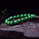 Buddhastoneshop Cyan Jade Bead Calm Harmony Bracelet
