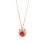 Buddha Stones 925 Sterling Silver Year Of The Dragon Luck Red Zircon Necklace Pendant Bracelet Earrings Ring (Extra 30% Off | USE CODE: FS30) Necklaces & Pendants BS 6