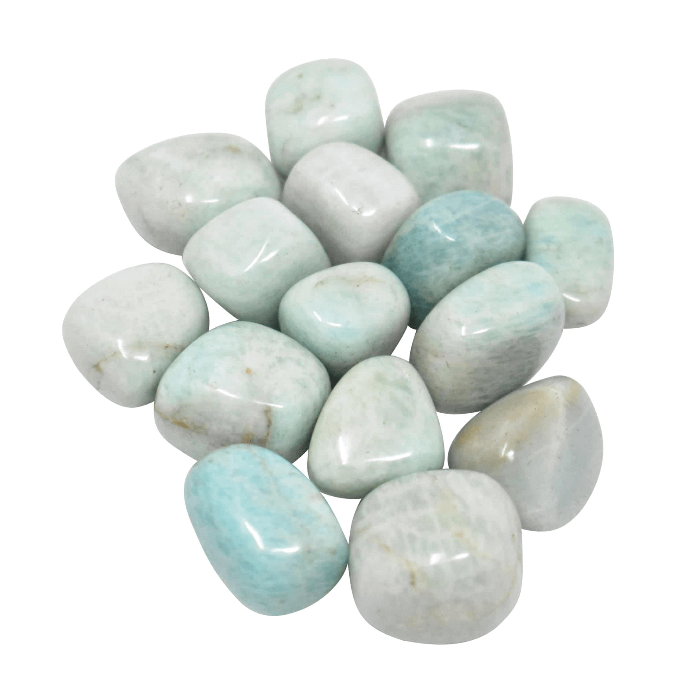 Buddha Stones Natural Amazonite Stone Healing Lotus Mala Bracelet Mala Bracelet BS 1