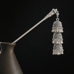 Buddha Stones Water Drop Lily of the Valley Flowers Tassels Confidence Hairpin Hairpin BS 17