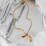 Buddha Stones 18k Gold Lucky Gourd Design Wealth Buckle Anklet Anklet BS 4