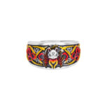 Buddha Stones 999 Sterling Silver Nine Tailed Fox Success Protection Ring Ring BS 5