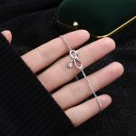 Buddha Stones Year Of The Dragon 999 Sterling Silver Zircon Endless Knot Tail Charm Luck Protection Bracelet (Extra 30% Off | USE CODE: FS30) Bracelet BS 6