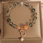 Buddha Stones Green Phantom Gourd Charm Confidence Bracelet 3