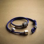 Buddha Stones Handmade Tibetan Om Mani Padme Hum Carved Auspicious Amulet Double Wrap Rope Bracelet Bracelet BS 1
