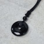 Buddha Stones Lucky Coin Pendant Healing Crystal Gemstone Necklace Necklaces & Pendants BS 15