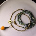 Buddha Stones Moss Agate Copper Lucky Multilayer Bracelet Bracelet BS 1