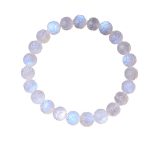 Buddha Stones Natural Moonstone Lotus Love Bracelet Bracelet BS 14
