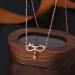 Buddha Stones 999 Sterling Silver Year Of The Dragon Endless Knot Tail Charm Protection Necklace Pendant Necklaces & Pendants BS Rose Gold Dragon