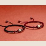 Buddha Stones 925 Sterling Silver Chinese Zodiac Natal Buddha Cinnabar Calm Bracelet Bracelet BS 25