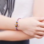 Buddha Stones Tibetan Handmade Dorje Vajra Strength Eight Threads String Bracelet Bracelet BS 4